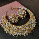 EXCLUSIVE HANDMADE CHOKER WITH EARRINGS