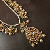 FINEST QUALITY BIKANERI KUNDAN NECKLACE WITH EARRINGS