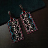 DESIGNER CZ STONE EARRINGS