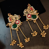 HANDMADE BIRD EARRINGS WITH HANGINGS