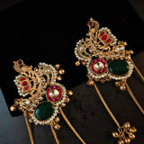 HANDMADE BIRD EARRINGS WITH HANGINGS