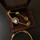 FINEST QUALITY POLKI KUNDAN BANGLES (PAIR)