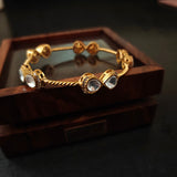 FINEST QUALITY POLKI KUNDAN BANGLE