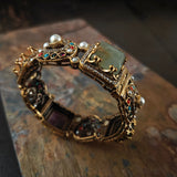 FINEST QUALITY SEMI PRECIOUS STONE BANGLE (OPENABLE)