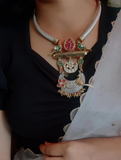 TRIBAL HASLI CHOKER WITH EARRINGS