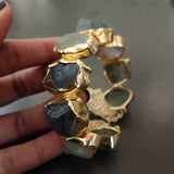 REAL SEMI PRECIOUS STONE BANGLE