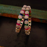 DESIGNER FINEST QUALITY  GOLD PLATED BANGLE(PAIR)