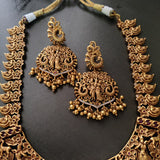 FINEST QUALITY TEMPLE NECKLACE WITH EARRINGS