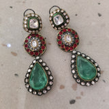 STATEMENT UNCUT POLKI EARRINGS