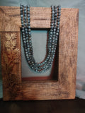 AFRICAN TURQUOISE THREE LAYERS STRING