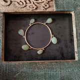 REAL SEMI PRECIOUS STONE BANGLE