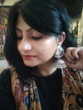 SILVER PLATED STATEMENT JHUMKAAS