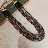 REAL TOURMALINE FIVE LAYER STRING