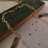 SEMI PRECIOUS STONE NECKPIECE