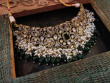 VICTORIAN STATEMENT CHOKER WITH EARRINGS