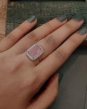 FINEST QUALITY CZ STONE RING