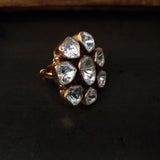 FINEST QUALITY UNCUT POLKI KUNDAN RING
