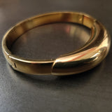 DESIGNER GOLD PLATED OPENABLE BANGLE
