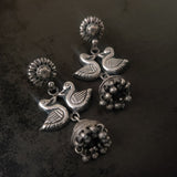 92.5 SILVER BIRD EARRINGS