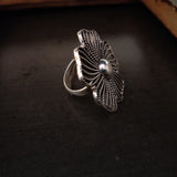 SILVER STATEMENT RING