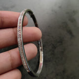 FINEST QUALITY CZ STONE BANGLE (OPENABLE)