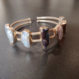 REAL BAROQUE PEARL ADJUSTABLE BANGLE