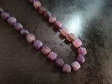 PURPLE CUBE AGATE STRING