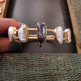 REAL BAROQUE PEARL ADJUSTABLE BANGLE