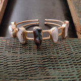 REAL BAROQUE PEARL ADJUSTABLE BANGLE