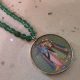 PICTURE NECKLACE IN OYNX STONE