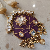 DESIGNER FINEST QUALITY MEENAKARI WORK NECKLACE WITH EARRINGS