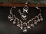 DESIGNER VICTORIAN CHOKER WITH EARRINGS