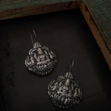 TRIBAL SILVER PLATED EARRINGS