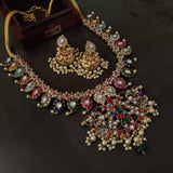 EXCLUSIVE REAL GOLD PLATED NECKPIECE WITH EARRINGS