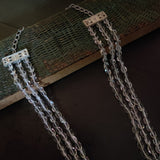 REAL CRYSTAL THREE LAYER STRING