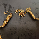 FINEST QUALITY TEMPLE CHOKER WITH EARRINGS