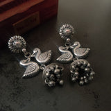 92.5 SILVER BIRD EARRINGS