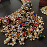 EXCLUSIVE REAL GOLD PLATED NECKPIECE WITH EARRINGS
