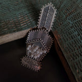 TRIBAL SILVER PLATED EARRINGS