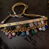 WEAR ME EXCLUSIVE REAL SEMI PRECIOUS STONE CHOKER