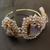 REAL PEARL (BAROQUE) BANGLE (ADJUSTABLE)