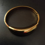 DESIGNER GOLD PLATED OPENABLE BANGLE