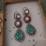 STATEMENT UNCUT POLKI EARRINGS