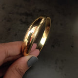 DESIGNER GOLD PLATED OPENABLE BANGLE