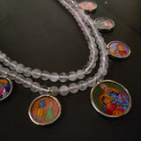 KRISHNA NECKLACE IN CRYSTAL STRING