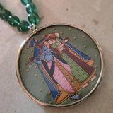 PICTURE NECKLACE IN OYNX STONE