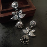 92.5 SILVER BIRD EARRINGS