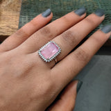 FINEST QUALITY CZ STONE RING