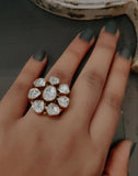 FINEST QUALITY UNCUT POLKI KUNDAN RING