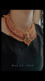 EXCLUSIVE TEMPLE CHOKER WITH EARRINGS